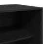 Armario Negro Roble 80x50x200 cm Madera Elaborada de , Armarios roperos - Ref: Foro24-3345119, Precio: 165,17 €, Descuento: %