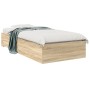 Estructura de Cama Sonoma Roble 90x190 cm Madera Elaborada de , Camas y somieres - Ref: Foro24-3345122, Precio: 135,77 €, Des...
