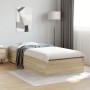 Estructura de Cama Sonoma Roble 90x190 cm Madera Elaborada de , Camas y somieres - Ref: Foro24-3345122, Precio: 135,77 €, Des...