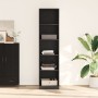 Armario Negro Roble 50x50x200 cm Madera Elaborada de , Librerías y estanterías - Ref: Foro24-3345123, Precio: 156,01 €, Descu...