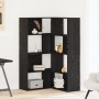 Armario Esquinero Negro Roble 140x30x140 cm Madera Elaborada de , Librerías y estanterías - Ref: Foro24-3345124, Precio: 197,...