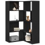 Armario Esquinero Negro Roble 140x30x140 cm Madera Elaborada de , Librerías y estanterías - Ref: Foro24-3345124, Precio: 197,...