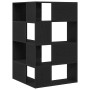 Armario Esquinero Negro Roble 140x30x140 cm Madera Elaborada de , Librerías y estanterías - Ref: Foro24-3345124, Precio: 197,...