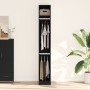 Armario Negro Roble 30x50x200 cm Madera elaborada de , Armarios roperos - Ref: Foro24-3345126, Precio: 135,42 €, Descuento: %