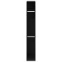 Armario Negro Roble 30x50x200 cm Madera elaborada de , Armarios roperos - Ref: Foro24-3345126, Precio: 135,42 €, Descuento: %