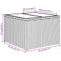 Conjunto de Sofás de Jardín Set de 6 Gris Rattan, Poliéster de , Sofás de exterior - Ref: Foro24-3345239, Precio: 443,21 €, D...