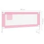 Safety railing child's bed pink fabric 200x25 cm by vidaXL, Safety railings - Ref: Foro24-10206, Price: 38,64 €, Discount: %