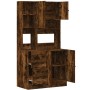 Mueble de cocina madera ingeniería roble ahumado 95x50x180 cm en Armarios de cocina | Comprar online en Foru.es