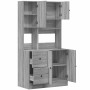 Mueble de cocina madera de ingeniería gris Sonoma 95x50x180 cm en Armarios de cocina | Comprar online en Foru.es