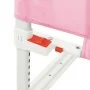 Barandilla de seguridad cama de niño rosa tela 160x25 cm de vidaXL, Barandillas de seguridad - Ref: Foro24-10203, Precio: 36,...