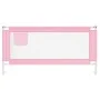 Barandilla de seguridad cama de niño rosa tela 180x25 cm de vidaXL, Barandillas de seguridad - Ref: Foro24-10204, Precio: 40,...