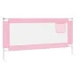 Barandilla de seguridad cama de niño rosa tela 180x25 cm de vidaXL, Barandillas de seguridad - Ref: Foro24-10204, Precio: 40,...