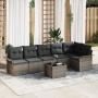Juego de Sofás de Jardín de 6 Piezas Set de 7 Gris de , Sofás de exterior - Ref: Foro24-3345389, Precio: 446,61 €, Descuento: %