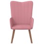 Sillón de relax de terciopelo rosa en Sillones | Comprar online en Foru.es
