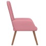 Sillón de relax de terciopelo rosa en Sillones | Comprar online en Foru.es
