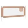 Barandilla de seguridad cama de niño taupe tela 180x25 cm de vidaXL, Barandillas de seguridad - Ref: Foro24-10222, Precio: 38...