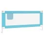 Barandilla de seguridad cama de niño azul tela 200x25 cm de vidaXL, Barandillas de seguridad - Ref: Foro24-10215, Precio: 36,...