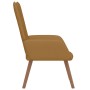 Sillón de relax de terciopelo marrón en Sillones | Comprar online en Foru.es