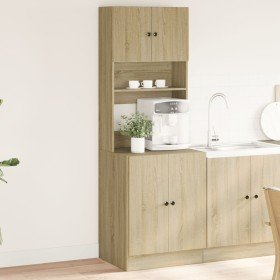 Mueble de cocina madera de ingeniería roble Sonoma 60x50x180 cm en Armarios de cocina | Comprar online en Foru.es