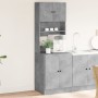 Mueble de cocina madera ingeniería gris hormigón 60x50x180 cm en Armarios de cocina | Comprar online en Foru.es