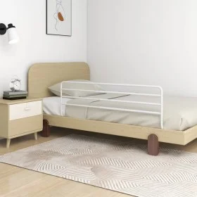 Sicherheitsgeländer Kinderbett weiß Eisen (76-137)x55 cm von vidaXL, Sicherheitsgeländer - Ref: Foro24-10234, Preis: 45,35 €,...