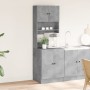 Mueble de cocina madera ingeniería gris hormigón 60x50x180 cm en Armarios de cocina | Comprar online en Foru.es