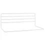 Child's white iron safety bed rail (76-137)x55 cm by vidaXL, Safety railings - Ref: Foro24-10234, Price: 45,35 €, Discount: %