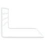 Child's white iron safety bed rail (76-137)x55 cm by vidaXL, Safety railings - Ref: Foro24-10234, Price: 45,35 €, Discount: %