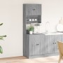 Mueble de cocina madera de ingeniería gris Sonoma 60x50x180 cm en Armarios de cocina | Comprar online en Foru.es