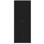 Armario archivador madera de ingeniería negro 60x32x153 cm en Armarios archivadores | Comprar online en Foru.es