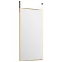 Espejo de puerta cristal y aluminio negro 30x60 cm de vidaXL, Espejos - Ref: Foro24-327412, Precio: 31,11 €, Descuento: %