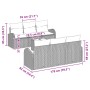 Conjunto de sofá de jardín de 7 piezas con cojines beige de ratán sintético de , Sofás de exterior - Ref: Foro24-3345930, Pre...