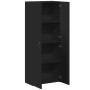 Armario archivador madera de ingeniería negro 60x32x153 cm en Armarios archivadores | Comprar online en Foru.es