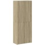 Armario archivador madera ingeniería roble Sonoma 60x32x153 cm en Armarios archivadores | Comprar online en Foru.es