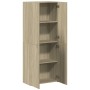 Armario archivador madera ingeniería roble Sonoma 60x32x153 cm en Armarios archivadores | Comprar online en Foru.es