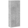 Armario archivador madera ingeniería gris hormigón 60x32x153 cm en Armarios archivadores | Comprar online en Foru.es