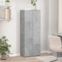 Armario archivador madera ingeniería gris hormigón 60x32x153 cm en Armarios archivadores | Comprar online en Foru.es