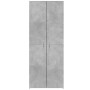Armario archivador madera ingeniería gris hormigón 60x32x153 cm en Armarios archivadores | Comprar online en Foru.es