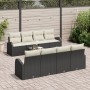 Juego de Sofá de Jardín de 9 Piezas con Cojines Negro Poliratán de , Sofás de exterior - Ref: Foro24-3345967, Precio: 557,29 ...
