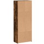 Armario archivador madera ingeniería roble ahumado 60x32x153 cm en Armarios archivadores | Comprar online en Foru.es