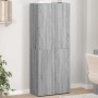 Armario archivador madera ingeniería gris Sonoma 60x32x153 cm en Armarios archivadores | Comprar online en Foru.es