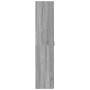 Armario archivador madera ingeniería gris Sonoma 60x32x153 cm en Armarios archivadores | Comprar online en Foru.es