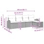 Conjunto de Sofá de Jardín de 5 Piezas con Cojines Gris de , Sofás de exterior - Ref: Foro24-3345999, Precio: 305,37 €, Descu...