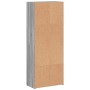 Armario archivador madera ingeniería gris Sonoma 60x32x153 cm en Armarios archivadores | Comprar online en Foru.es
