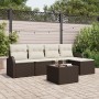 Conjunto de Sofá de Jardín de 5 Piezas con Cojines Gris Poliratán de , Sofás de exterior - Ref: Foro24-3346008, Precio: 359,6...