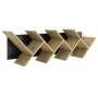 FMD Geometric wall shelf in oak and black color by FMD, Shelves and shelves - Ref: Foro24-436995, Price: 98,07 €, Discount: %