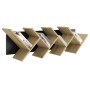 FMD Estantería geométrica para pared color roble y negro de FMD, Estantes y estanterías - Ref: Foro24-436995, Precio: 81,53 €...
