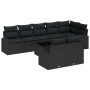 Conjunto de Sofá de Jardín de 9 Piezas con Cojines Ratán Beige de , Sofás de exterior - Ref: Foro24-3346103, Precio: 622,81 €...