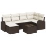 Juego de Sofá de 6 Piezas con Cojines Gris Poliratán de , Sofás de exterior - Ref: Foro24-3346118, Precio: 443,77 €, Descuent...