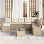 Conjunto de Sofás de Jardín Conjunto de 9 Beige Ratán de , Sofás de exterior - Ref: Foro24-3346171, Precio: 575,65 €, Descuen...